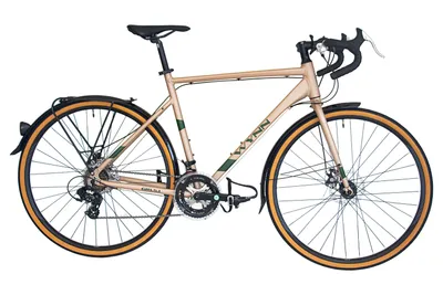 Produktbild von WYNN Gravel Bike 28 Zoll GRL5.1 gold Rahmenhöhe 54 cm 14 Gänge mech. Scheibenbremse Schutzbleche