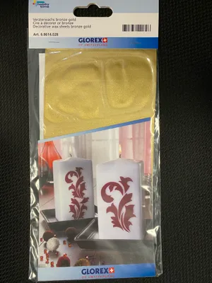 Produktbild von Glorex - Verzierwachs, gold  Wachs