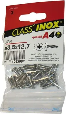 Image de Vis Tôle Tfb Pozi Inox 3.9x31 - Vynex