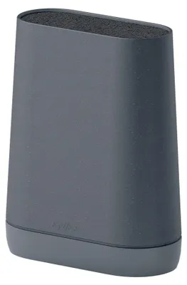 Messerblock ohne Messer, für bis zu 5 Messer, 19x9x23,5 cm, Kunststoff