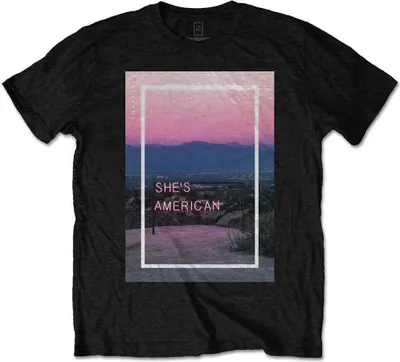 Obrázek produktu pro The 1975 She's American Black M Tričko