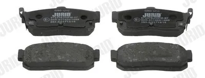 Produktbild von JURID Bremsbeläge Satz Hinten für NISSAN ALMERA I Hatchback (N15) 572376J