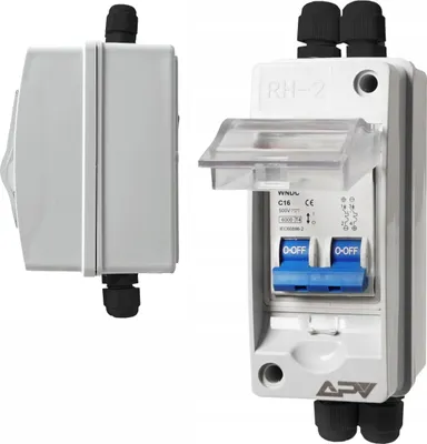 Produktbild von DC Trennschalter Solar PV Sicherungsautomat Leistungsschalter 2 Polig 16A