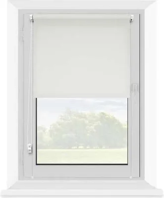 Obrázek produktu pro Roleta bez vrtání Zatemňovací roleta s řetízkem standard 45 x150 cm (šířka látky cca 42) - Barva: bílá