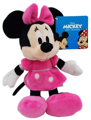 Produktbild von Minnie Maus Plüschtier 30 cm Pink – Disney Kuscheltier für Kinder & Fans