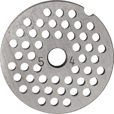 Image de Disque perforé tranchant 88 g | 4 mm | Disque perforé pour machine à viande STUBAI n° 5 adapté au couteau pour machine à viande STUBAI en acier inoxydable, découpe précise et sans effort de la viande, inoxydable, résistant au lave-vaisselle