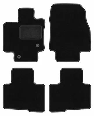 Image de Tapis de sol en moquette pour Toyota Highlander IV 2021- (SUV) – jeu 4 pièces, noirs, sur mesure – Wielganizator LUX