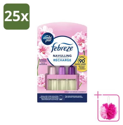 Imagen del producto de 25 unidades de recambios Ambi Pur 3Volution, aroma "Hauch von Blüten" (toque de flores), 20 ml, pack económico