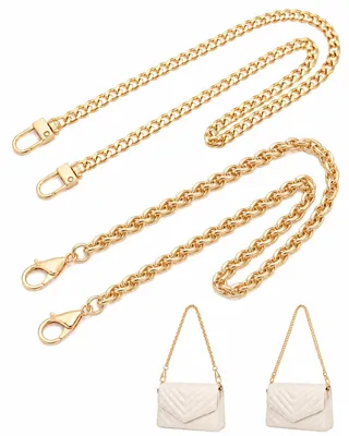 Metall-Zakketting Gold 90 cm 2 Stück Schulterriemen