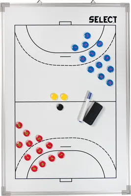Produktbild von Select 60Cmx90cm Alu Taktiktafel Handball - Weiß