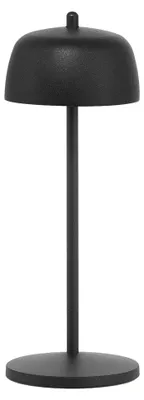 Produktbild von Zafferano CIRCE Schwarze LED-Tischleuchte, wiederaufladbar und dimmbar