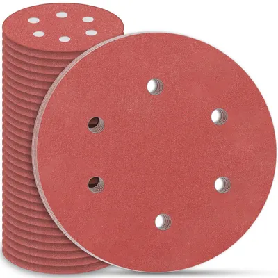 Produktbild von Schleifpapier 225mm Klett 30 Stück Körnung P150 6 Loch für Trockenbauschleifer