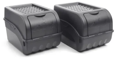 Produktbild von Novaliv Gemüseboxen Kartoffelboxen Vorratsbehälter 3,5l bis 9l (Anthrazit, 2X 5l)