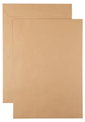 Produktbild von Kaenguruh B4 Versandtasche, 250*353 mm, nassklebend, braun, 120g