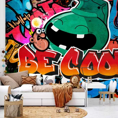 Produktbild von Vlies Fototapete - Be Cool 200x140 cm Streetart m-A-0741-a-a