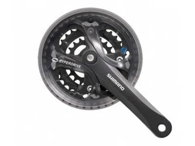 Produktbild von Shimano Acera M361 Chain Guard 104/64 Bcd Kurbelgarnitur Schwarz 170 mm / 48/38/28t Schwarz 170 mm
