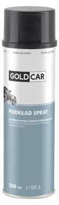 Zdjęcie produktu dla PODKŁAD AKRYLOWY SPRAY SZYBKOSCHNĄCY UNIWERSALNY CZARNY SPARY Goldcar 500ml