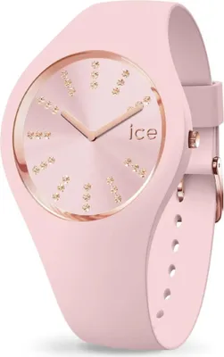 Produktbild von Ice Watch ICE cosmos Damenuhr, Silikon, Rosa, 34 mm, Mineralglas, 10 bar