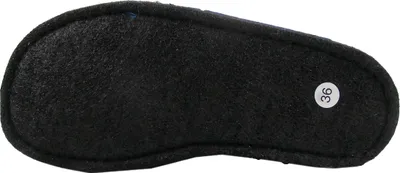 Produktbild von Haflinger Damen Herren Hausschuh Pantoffel Flair Smily Schurwolle 311013-0, Größe:45 EU, Farbe:Blau