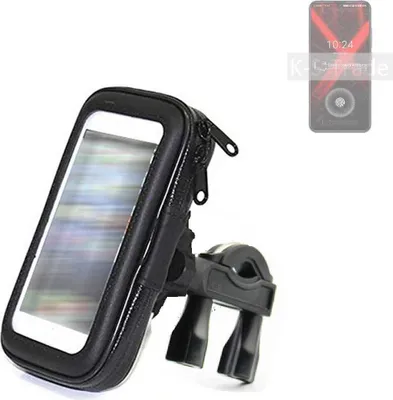 Produktbild von K-S-Trade Fahrrad-Halterung kompatibel mit UMIDIGI X Handy-Halterung Halter Lenkstange Fahrradhalterung Motorrad Bike Mount Wasserabweisend