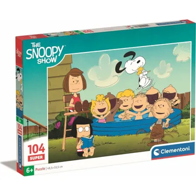 Zdjęcie produktu dla Clementoni Puzzle 104 El. Super Kolor Peanuts – Układanka Dla Dzieci