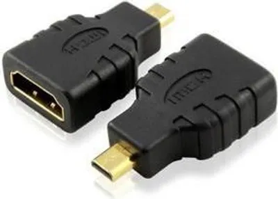 Produktbild von 3GO AMHDMI, HDMI, MicroHDMI, Männlich/weiblich, Schwarz, 1 Stück