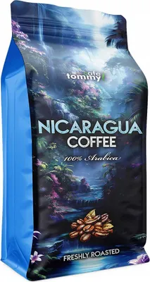 Obrázek produktu pro Kávová zrna 1 kg Nikaragua 100 % Arabica Čerstvě pražená Tommy Cafe
