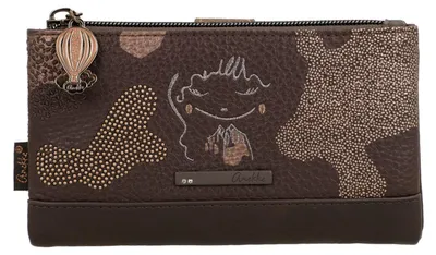 Produktbild von Anekke Geldbörse Voyage RFID Wallet Multicolor braun