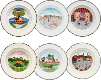 Produktbild von Villeroy & Boch Design Naif Suppenteller ø 21 cm Kollektion 6er Set