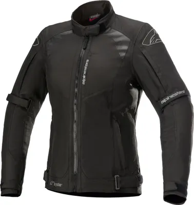 Produktbild von Alpinestars Stella Headlands Drystar Motorrad Damen Textiljacke, schwarz/schwarz, XL