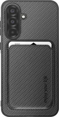 Zdjęcie produktu dla Avizar, pokrowiec na kartę Samsung Galaxy A56, czarny