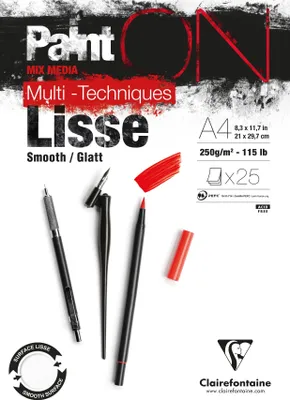 Produktbild von Clairefontaine 975729C, Kunstpapier, 250 g/m²