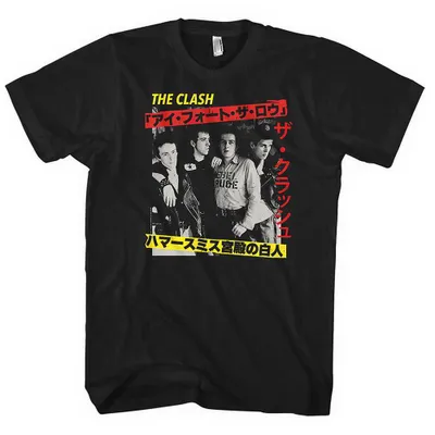 Zdjęcie produktu dla The Clash Kanji Black XL Koszulka