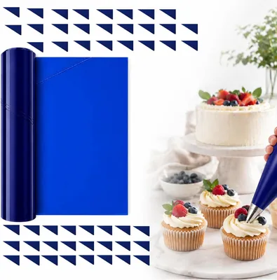 Obrázok produktu pre Cukrárske vrecká 52 cm, 50 kusov, jednorazové, modré, pre torty