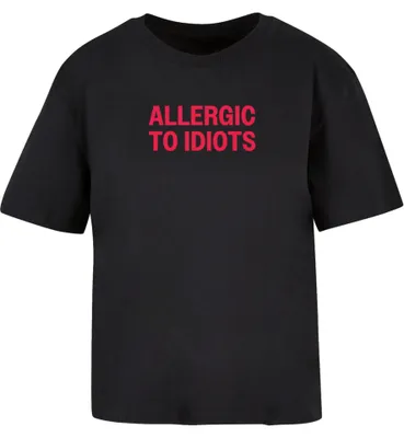 Zdjęcie produktu dla Urban Classics Allergic To Idiots Tee czarny - 4XL