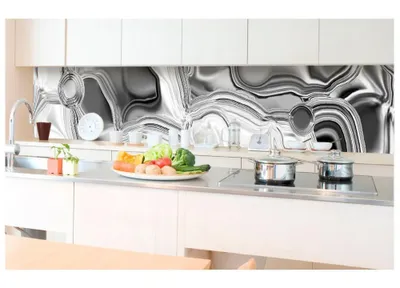 Obrázek produktu pro Dimex fototapeta do kuchyně KI-350-101 Tekutá stříbrná 60 x 350 cm