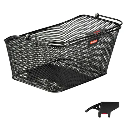 Produktbild von KLICKfix City Korb, Hinten, Fahrradkorb, Schwarz, 20 l, 10 kg, 300 mm