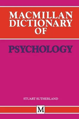 Produktbild von Macmillan Dictionary of Psychology