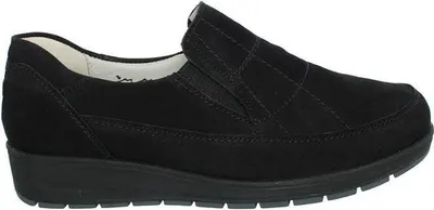 Produktbild von Waldläufer Mimi Slipper, Denver (Nubuk), schwarz, Weite M, 812502-191-001 38 1/2