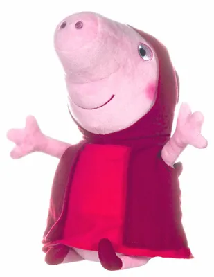 Produktbild von Plüsch-Figuren Pig 30 cm | Peppa Wutz | Softwool | Stofftiere Peppa als Rotkäppchen