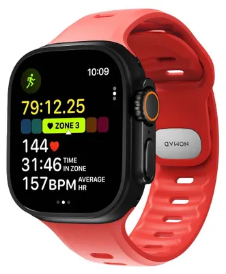 Obrázek produktu pro Nomad Tempo Band, Kapela, Chytré hodinky, Červená, Apple, 49mm / Ultra, Guma