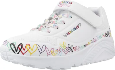 Obrázok produktu pre SKECHERS UNO LITE HEART CRAZE Biela