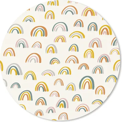 Produktbild von MuchoWow® Mauspad Mousepad Regenbogen - Pastell - Kinder 20x20 cm - Mousepads - Maus Mat - Pad - Mausunterlage - Schreibtischmatte