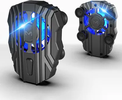 Produktbild von Mini Radiator Kalte Wind Handle Lüfter für PUGB Handy Kühler Controller LED Leichte Kühlung schwarz