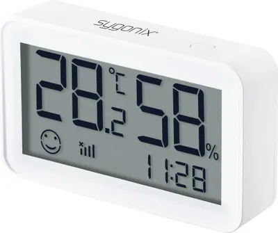 Produktbild von Sygonix Thermo-/Hygrometer App basierend Weiß SY-4904438