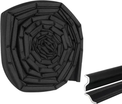 Immagine prodotto di Ruhhy 26267 Guarnizioni autoadesive per finestre e porte 400 x 2,1 cm, nero