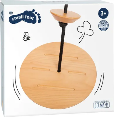 Produktbild von small foot 12406 Tellerschaukel mit Kletterseil „Black Line“