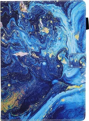 Produktbild von Etui für iPad 10.5" 2017 mit Kartenfächern Farbe Blau