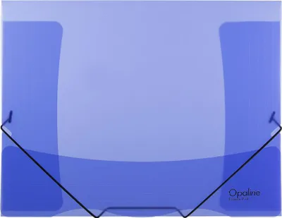Immagine prodotto di Gummizugmappe, A4, trasparente blau Q-CONNECT KF02312