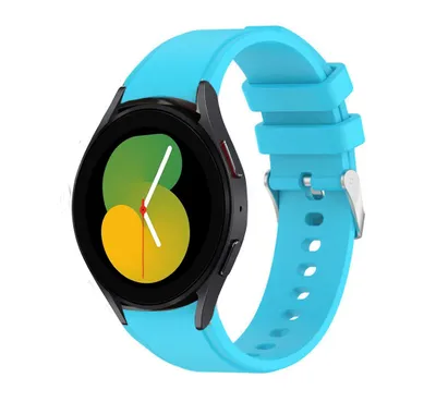 Produktbild von Strap-it Samsung Galaxy Watch 5 - 40mm Armband Silikon (Hellblau)